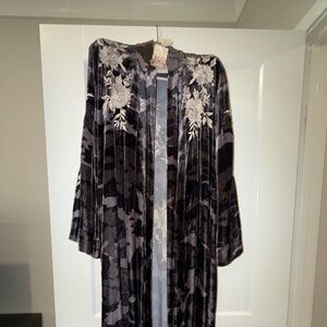 Johnny Was velvet kimono